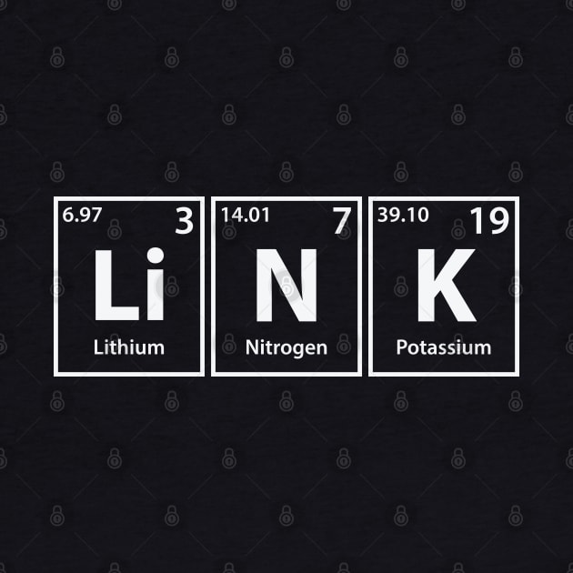 Link (Li-N-K) Periodic Elements Spelling by cerebrands